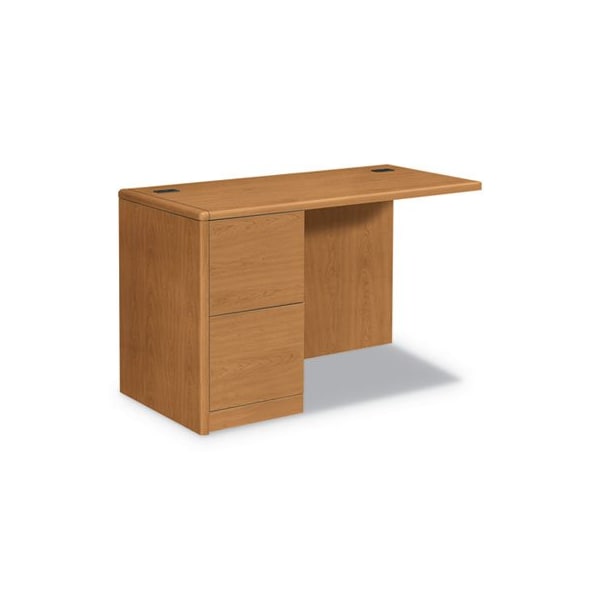 HON, 10700 SERIES FULL LEFT PEDESTAL RETURN, 48W X 24D X 29 1/2H, HARVEST